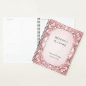 Roze Bloemen Lijst Planner (Display)