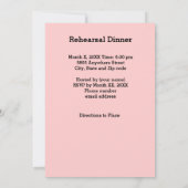 Roze bloemen, Lijst van het hart, repetitie van ha Kaart (Achterkant)