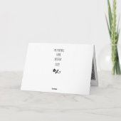 Roze Bloemen Lisianthus Kaart (Achterkant)