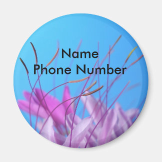 Roze bloemen magneet