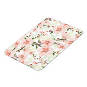 Roze bloemen magneet (Linkerzijde)