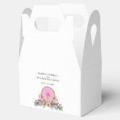 Roze Bloemen Mandala Kristallen Metafysische Bruil Bedankdoosjes (Geopend)