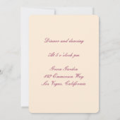 Roze Bloemen Mason Jars Ontvangstkaart Kaart (Achterkant)