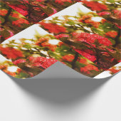 Roze Bloemen Matte Wrapping Papier (Hoek)