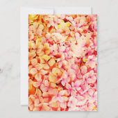 Roze Bloemen Meisje Modern Elegant 21ste Verjaarda Kaart (Achterkant)