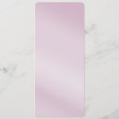 Roze Bloemen Menu (Achterkant)