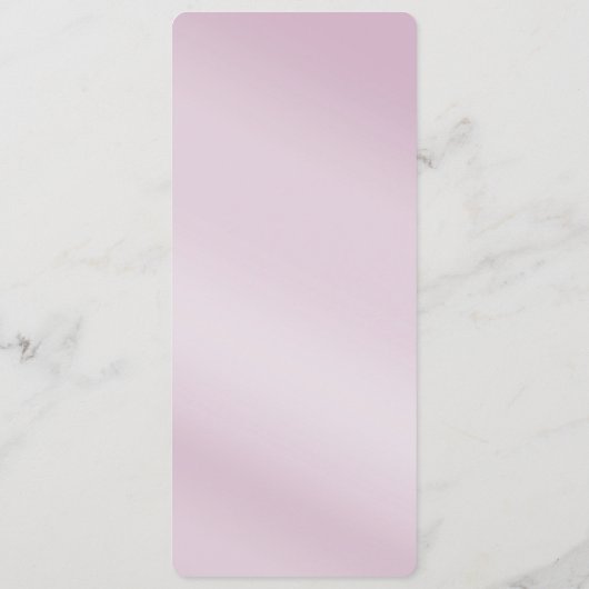 Roze Bloemen Menu (Achterkant)