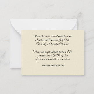 Roze Bloemen Met Blad Eenvoudige Rustieke Moderne  Notitiekaartje