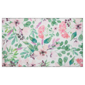 Roze bloemen met flap-patroon stof (Fat Quarter)