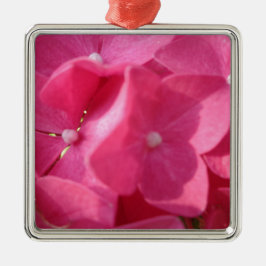roze bloemen metalen ornament