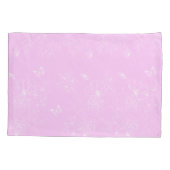 Roze Bloemen Minimalistisch Patroon Modern Abstrac Kussensloop (Achterkant)