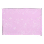 Roze Bloemen Minimalistisch Patroon Modern Abstrac Kussensloop (Voorkant)