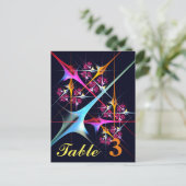 Roze Bloemen Moderne Abstracte Kunst Kleurenpatroo Briefkaart (Staand voorkant)