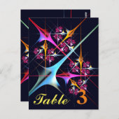 Roze Bloemen Moderne Abstracte Kunst Kleurenpatroo Briefkaart (Voorkant / Achterkant)