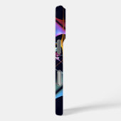 Roze Bloemen Moderne Abstracte Kunst Kleurenpatroo Case-Mate iPhone Case (Achterkant / Rechts)