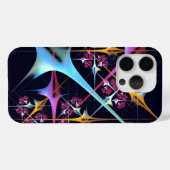 Roze Bloemen Moderne Abstracte Kunst Kleurenpatroo Case-Mate iPhone Case (Achterkant (horizontaal))