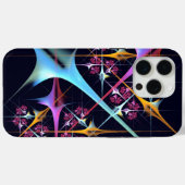 Roze Bloemen Moderne Abstracte Kunst Kleurenpatroo Case-Mate iPhone Case (Achterkant (horizontaal))