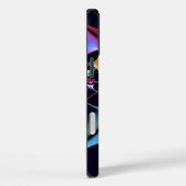 Roze Bloemen Moderne Abstracte Kunst Kleurenpatroo Case-Mate iPhone Case (Achterkant / Rechts)