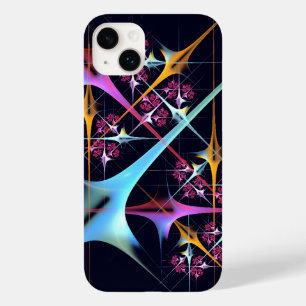 Roze Bloemen Moderne Abstracte Kunst Kleurenpatroo Case-Mate iPhone 14 Plus Hoesje