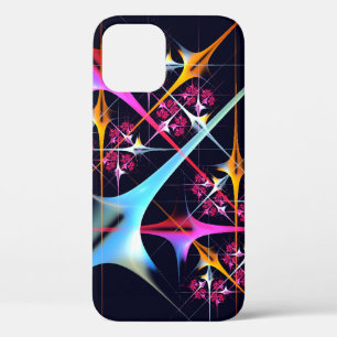 Roze Bloemen Moderne Abstracte Kunst Kleurenpatroo Case-Mate iPhone Case
