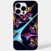 Roze Bloemen Moderne Abstracte Kunst Kleurenpatroo Case-Mate iPhone Case (Achterkant)