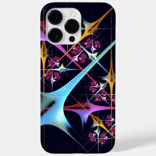 Roze Bloemen Moderne Abstracte Kunst Kleurenpatroo Case-Mate iPhone 14 Pro Max Hoesje