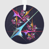 Roze Bloemen Moderne Abstracte Kunst Kleurenpatroo Ornament (achterkant)