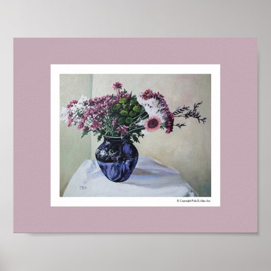 roze bloemen mooi door Pola.B.Alex Poster (Voorkant)