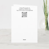 Roze Bloemen Mooie Verjaardag Kaart (Achterkant)