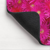 Roze bloemen Mousepad Muismat (Hoek)