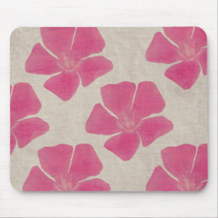 Roze bloemen Mousepad Muismat