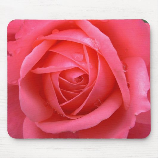 Roze bloemen Mousepad Red Rose Decor Gifts Muismat (Voorkant)