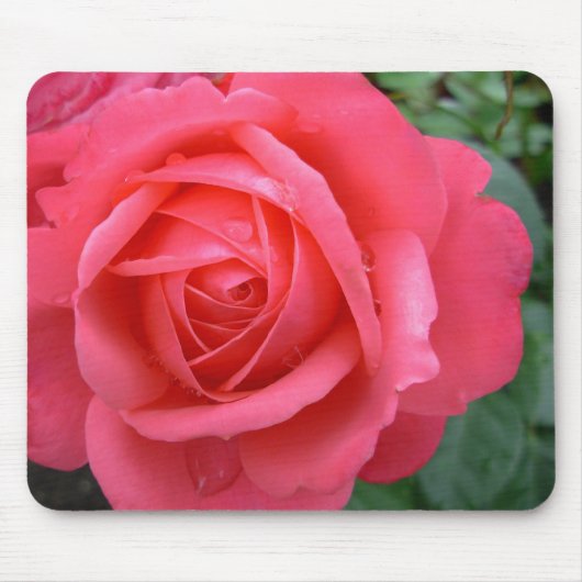 Roze bloemen Mousepad Red Rose Decor Gifts Muismat (Voorkant)