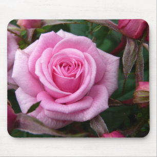 Roze bloemen Mousepad Red Rose Decor Gifts Muismat