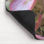 Roze bloemen muismat (Hoek)