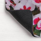 Roze bloemen muismat (Hoek)