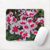 Roze bloemen muismat (Met muis)