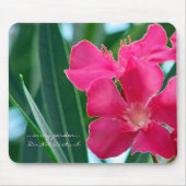 Roze Bloemen Muismat (Voorkant)