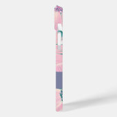 Roze bloemen naam Modern Case-Mate iPhone Case (Achterkant / Links)