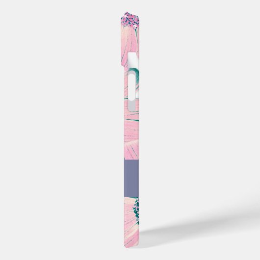 Roze bloemen naam Modern Case-Mate iPhone Case (Achterkant / Links)