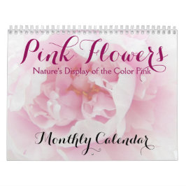 Roze Bloemen Natuur Bloemen Beauty Foto Kalender