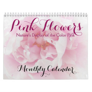 Roze Bloemen Natuur Bloemen Beauty Foto Kalender