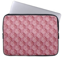 Roze Bloemen Neopreen Laptop Sleeve