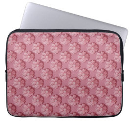 Roze Bloemen Neopreen Laptop Sleeve