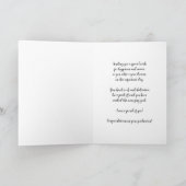 Roze Bloemen Nicht Gefeliciteerd Afstuderen Kaart (Binnen)