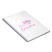 Roze Bloemen Nieuwe Oma Gifts Notitieboek (Rechterzijde)