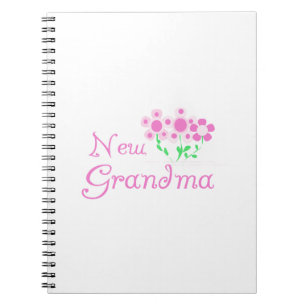 Roze Bloemen Nieuwe Oma Gifts Notitieboek