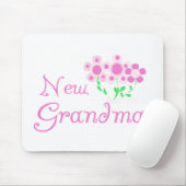 Roze Bloemen Nieuwe Oma T-shirts en geschenken Muismat (Met muis)