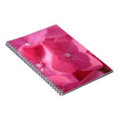 roze bloemen notitieboek (Rechterzijde)