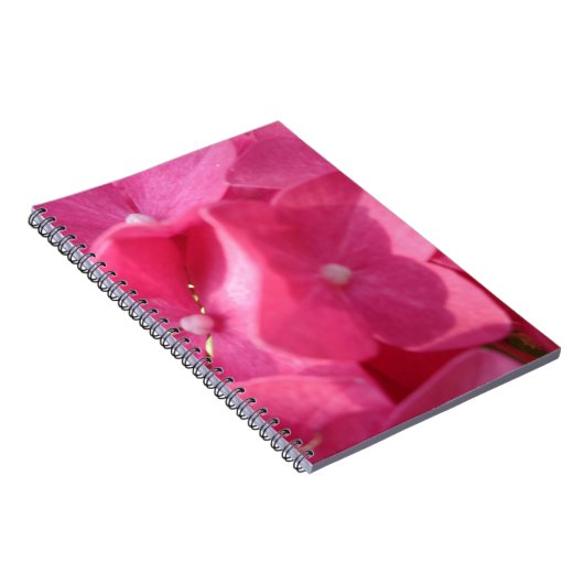 roze bloemen notitieboek (Rechterzijde)